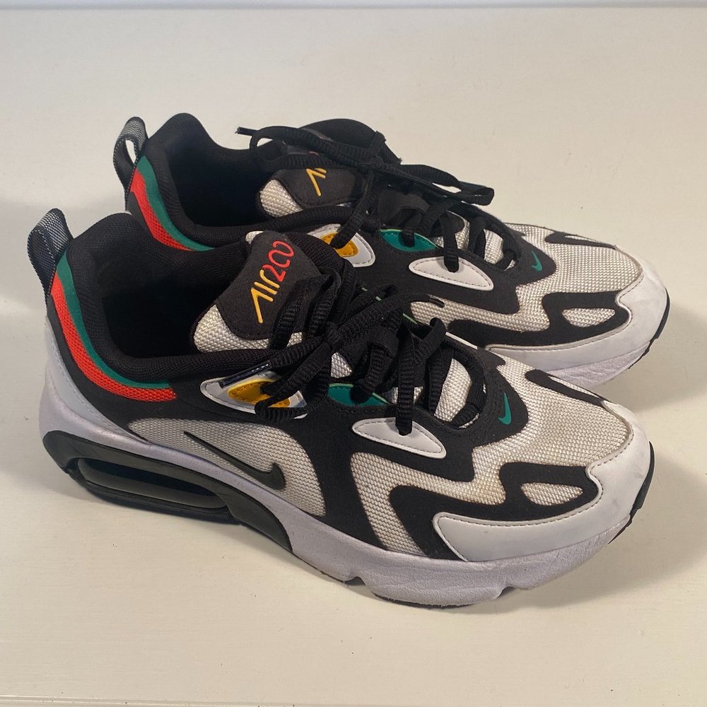 Nike Air Max 200 Rasta (AT5627-100) Athletic Shoes Women Size 6.5 (5 Y)